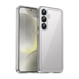 Skaidrus silikoninis dėklas Outer Space su geliniu rėmeliu Samsung Galaxy S25+