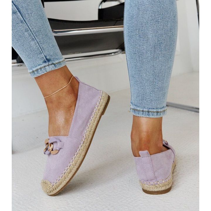 Violetinės espadrilės su Radwan grandine