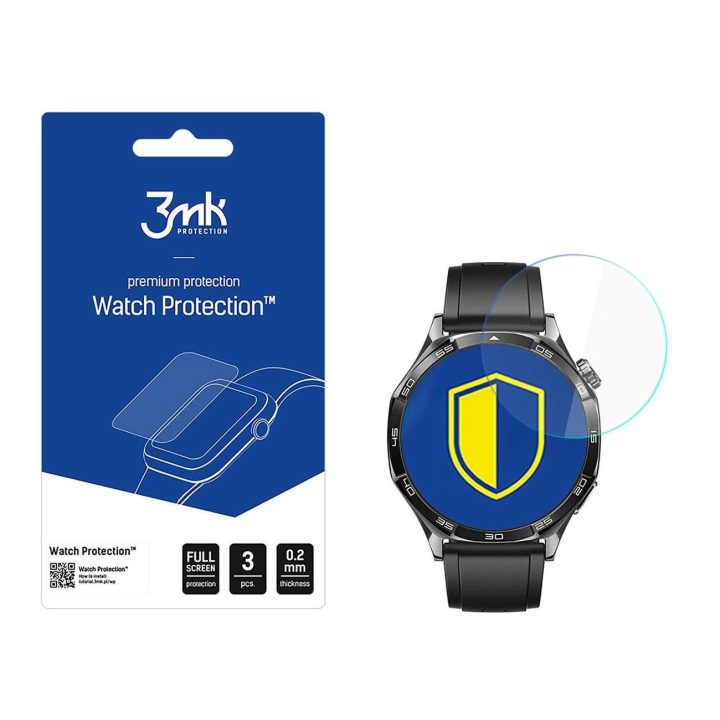 Hibridinis apsauginis stiklas Huawei Watch GT 5 Active 46mm – lankstus ir atsparus