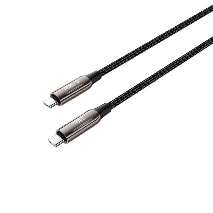 USB-C kabelis 240W 2m Juodos spalvos