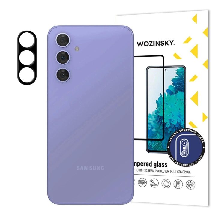 Grūdintas stiklas 9H visam Samsung Galaxy A26 kamerų objektyvui
