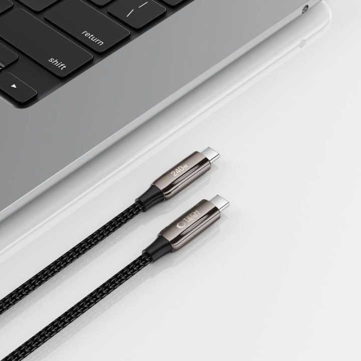 Laidas USB-C 100 cm – Juodos spalvos