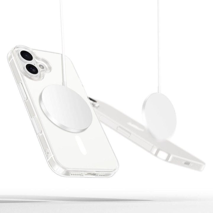 Skaidrus Flexair Hybrid CC MagSafe“ dėklas iPhone 16