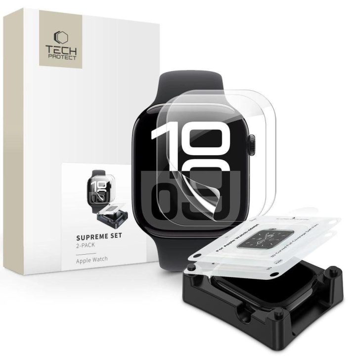 apsauginis stikliukas Apple Watch 10 46 mm – skaidri