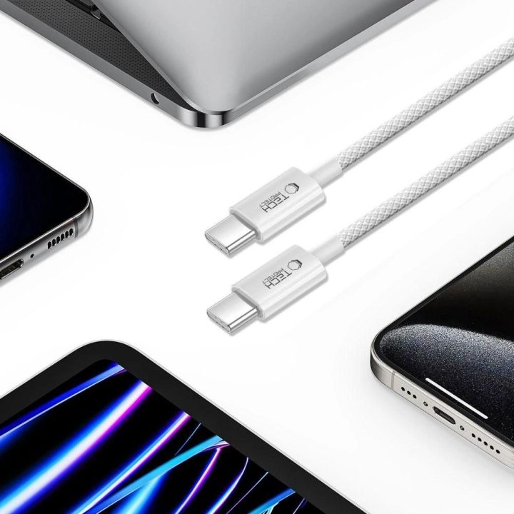 USB-C įkrovimo kabelis Ultraboost Lite PD 60W 3A 2m pilkas