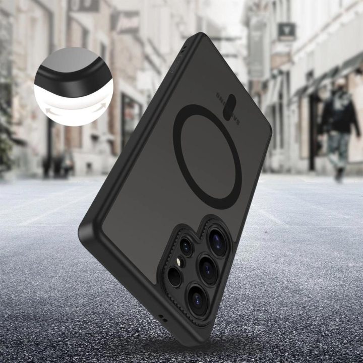 Dėklas skirtas Samsung Galaxy S25 Ultra – juodos spalvos