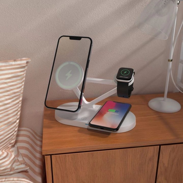 Belaidis 3in1 MagSafe įkroviklis T – Apple įrenginiams