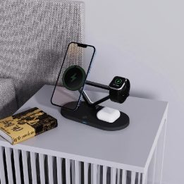 belaidis MagSafe įkroviklis Apple įrenginiams (juodas)