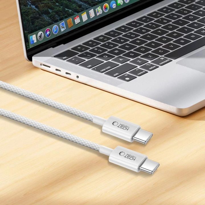 USB-C įkrovimo laidas Ultraboost Lite PD 60W 3A 100 cm pilkas