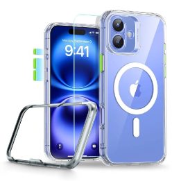 Skaidrus ESR Classic Pro Set HaloLock MagSafe dėklas iPhone 16