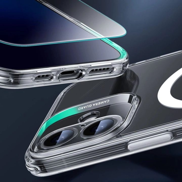 Skaidrus ESR Classic Pro Set HaloLock MagSafe dėklas iPhone 16