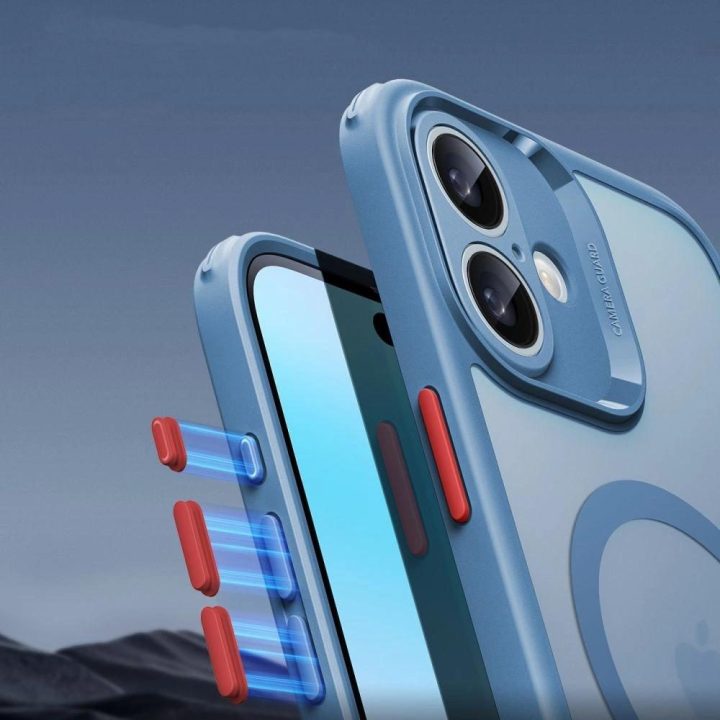 ESR Classic Pro magnetinis dėklas HaloLock MagSafe iPhone 16 mėlynas