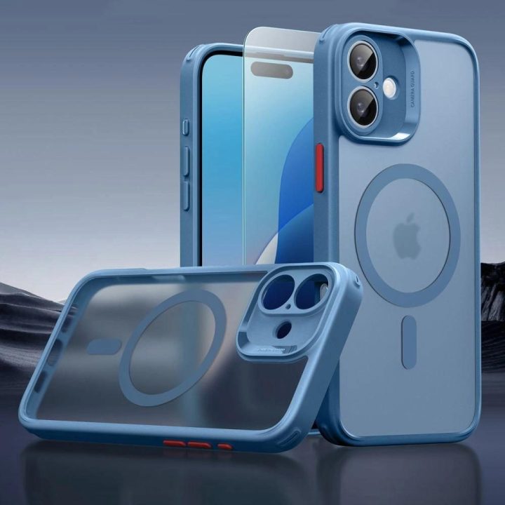 ESR Classic Pro magnetinis dėklas HaloLock MagSafe iPhone 16 mėlynas