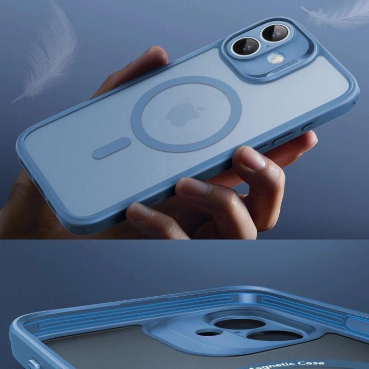 ESR Classic Pro magnetinis dėklas HaloLock MagSafe iPhone 16 mėlynas