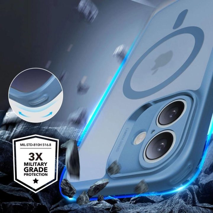 ESR Classic Pro magnetinis dėklas HaloLock MagSafe iPhone 16 mėlynas