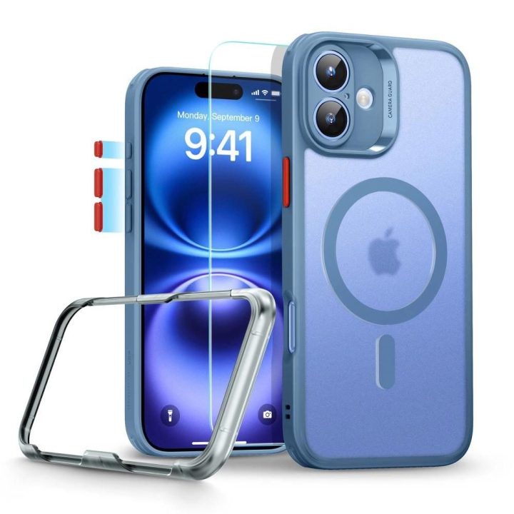 ESR Classic Pro magnetinis dėklas HaloLock MagSafe iPhone 16 mėlynas
