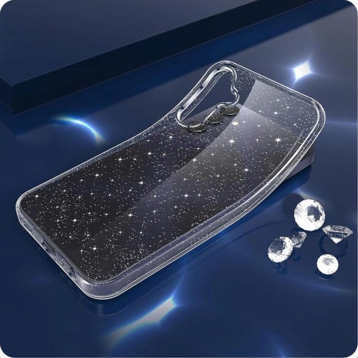 Blizgus permatomas FlexAir“ dėklas Samsung Galaxy S25“