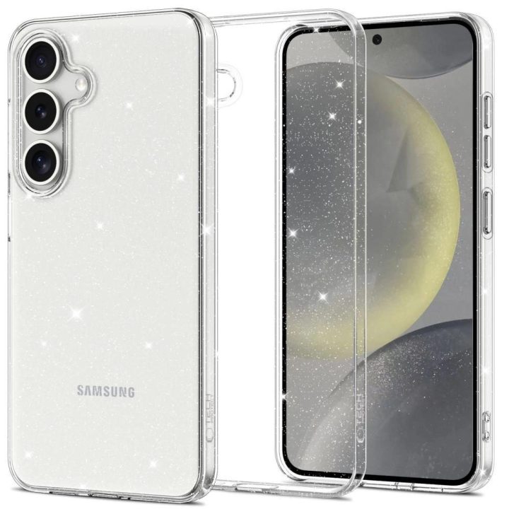 Blizgus permatomas FlexAir“ dėklas Samsung Galaxy S25“