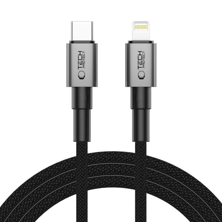 Ultraboost DNA USB-C į Lightning laidas, 27W PD, 3A, 200 cm, pilkas