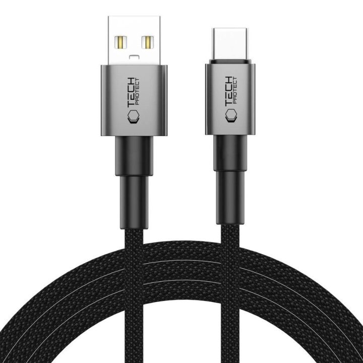 Ultragreitas USB-C laidas UltraBoost DNA 15W/3A, 200 cm, pilkas