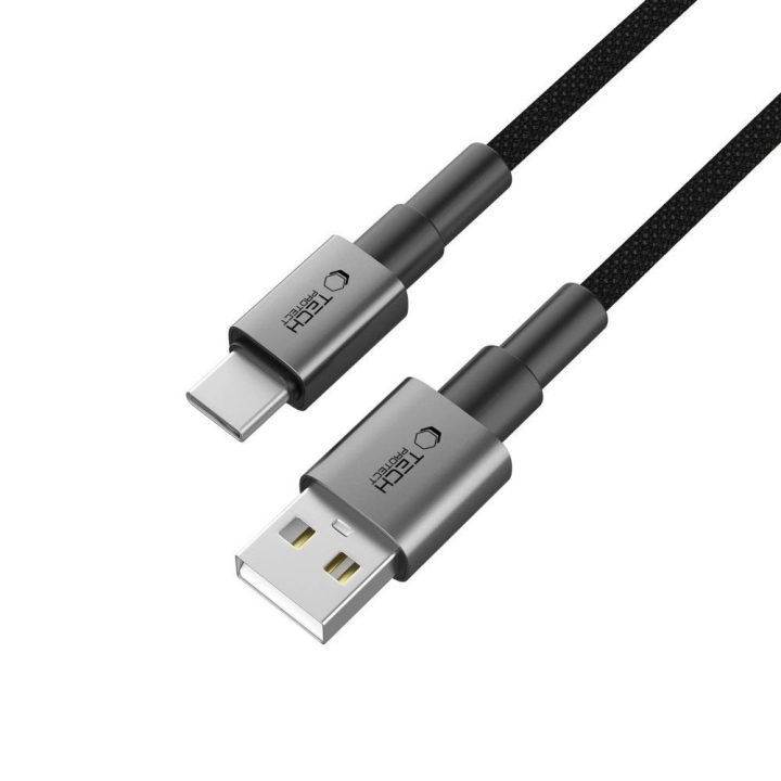 Ultragreitas USB-C laidas UltraBoost DNA 15W/3A, 200 cm, pilkas