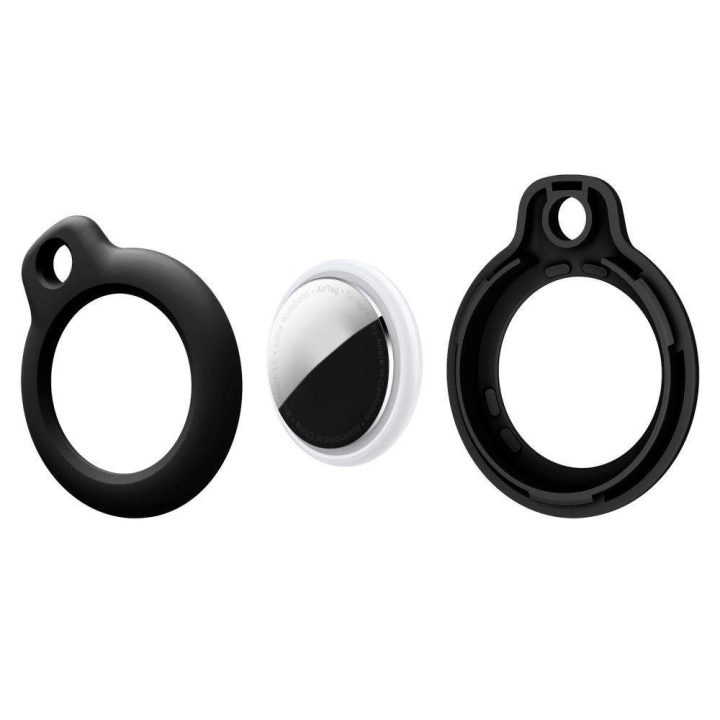 Dėklas 2-vnt Apple AirTag - juodas