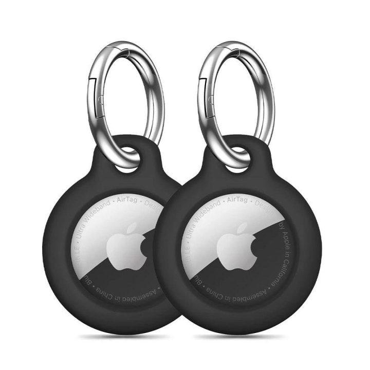 Dėklas 2-vnt Apple AirTag - juodas