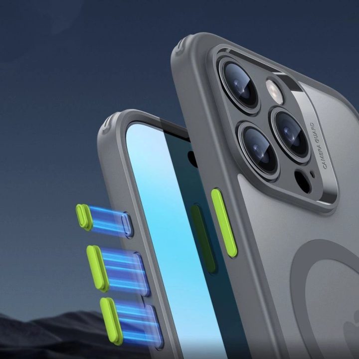 ESR Classic Pro magnetinis dėklas HaloLock MagSafe iPhone 16 Pro Max pilkas