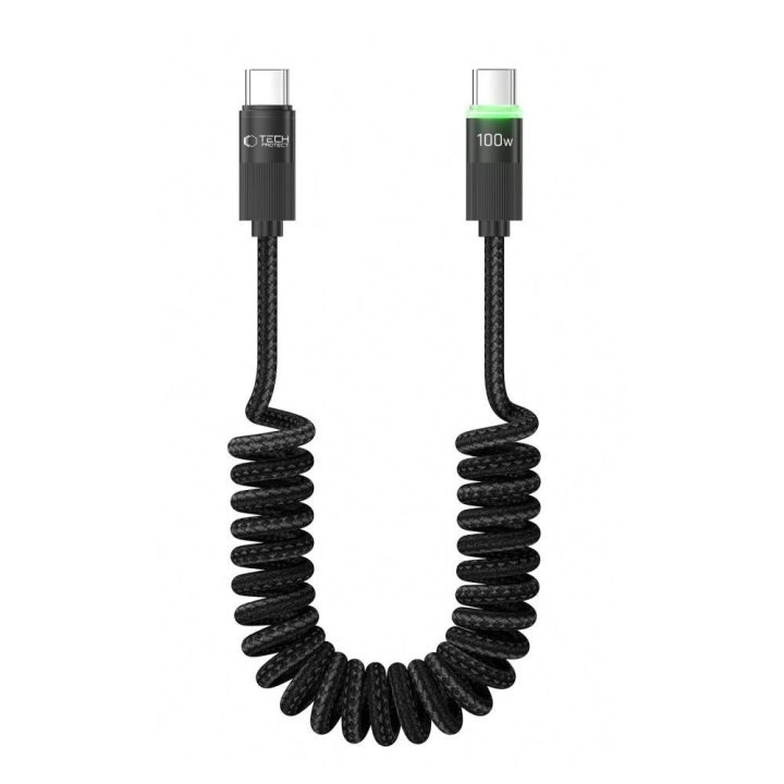 Kabel UB20T Ultraboost USB Typ-C PD100W/5A 180cm - Juodos spalvos