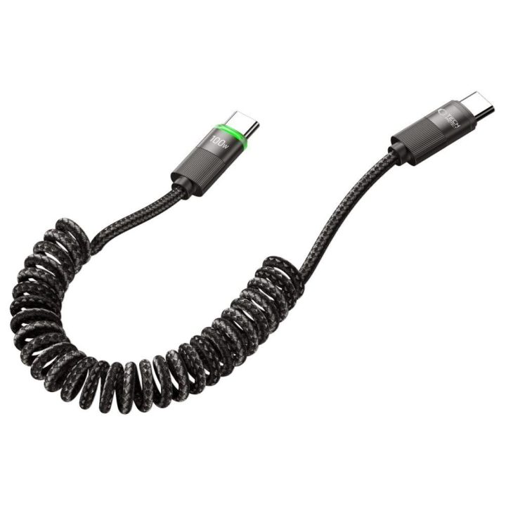 Kabel UB20T Ultraboost USB Typ-C PD100W/5A 180cm - Juodos spalvos