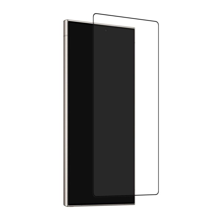 Grūdintas stiklas Puro Frame su juodu rėmeliu Samsung Galaxy S25 Ultra