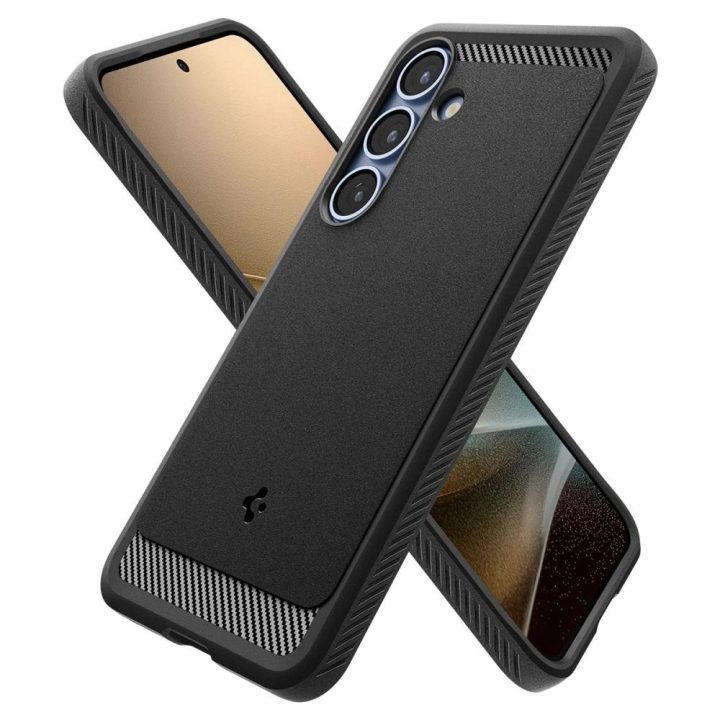 Dėklas Samsung Galaxy S25 – Matinė Juoda