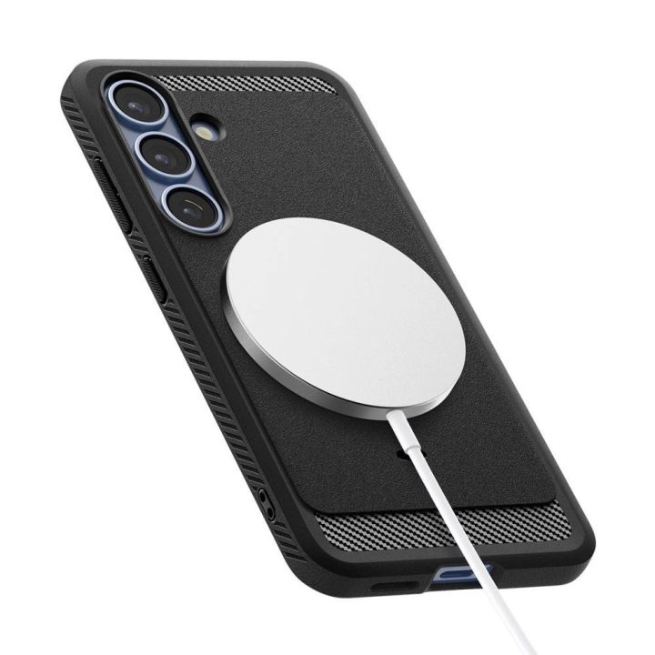 Dėklas Samsung Galaxy S25 – Matinė Juoda