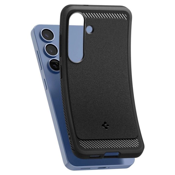 Dėklas Samsung Galaxy S25 – Matinė Juoda