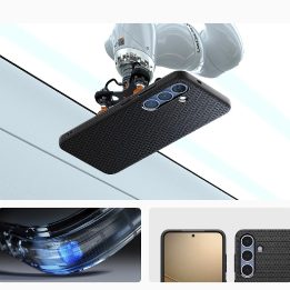 Dėklas Samsung Galaxy S25 – Matinė Juoda