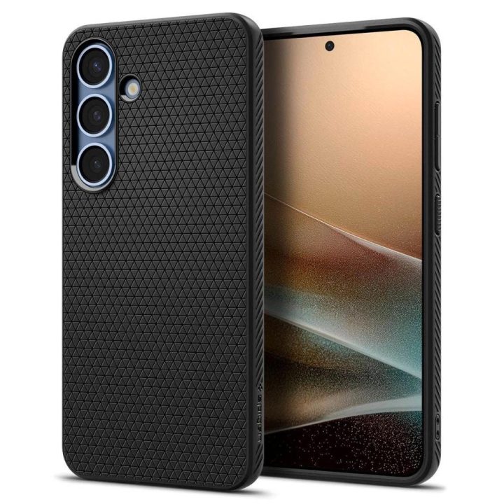 Dėklas Samsung Galaxy S25 – Matinė Juoda