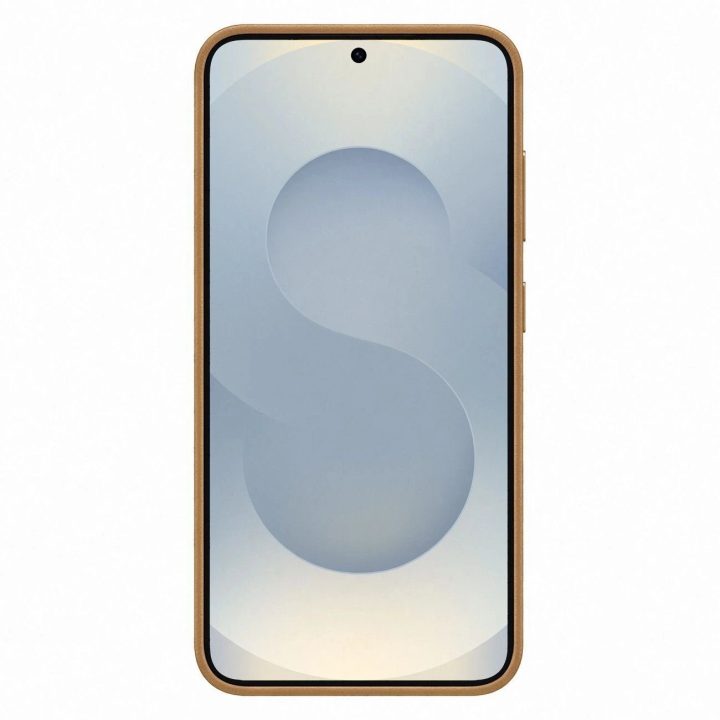 dėklas iš ekologiškos odos Samsung Galaxy S25 - Auksinis