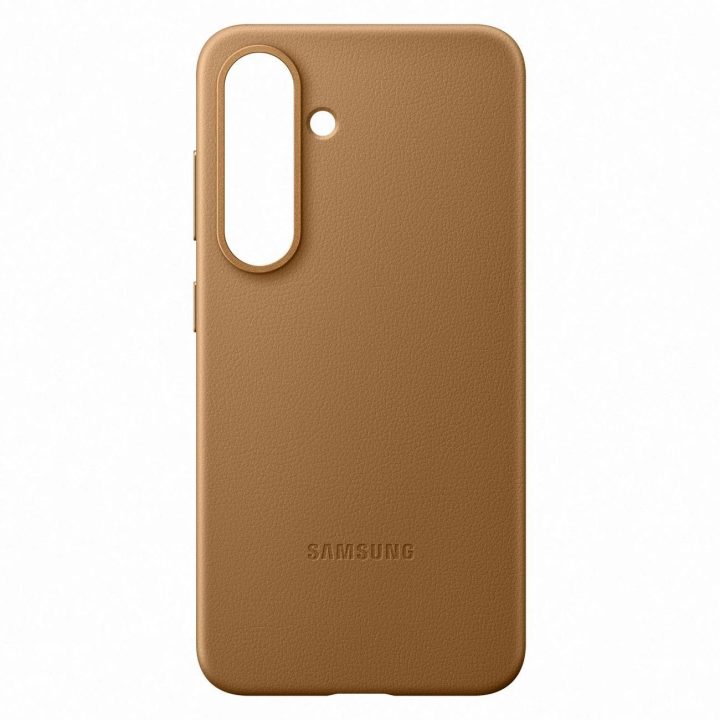 dėklas iš ekologiškos odos Samsung Galaxy S25 - Auksinis