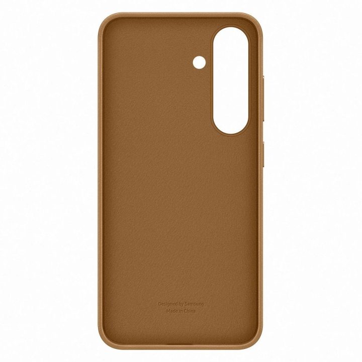 dėklas iš ekologiškos odos Samsung Galaxy S25 - Auksinis