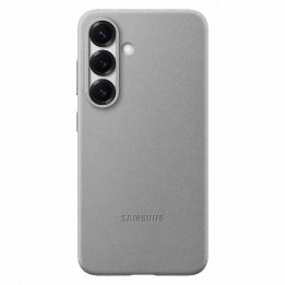 dėklas iš ekologiškos odos Samsung Galaxy S25 - Pilkas