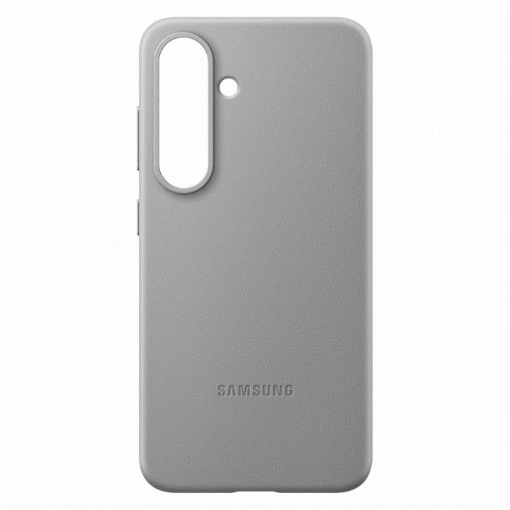 dėklas iš ekologiškos odos Samsung Galaxy S25 - Pilkas