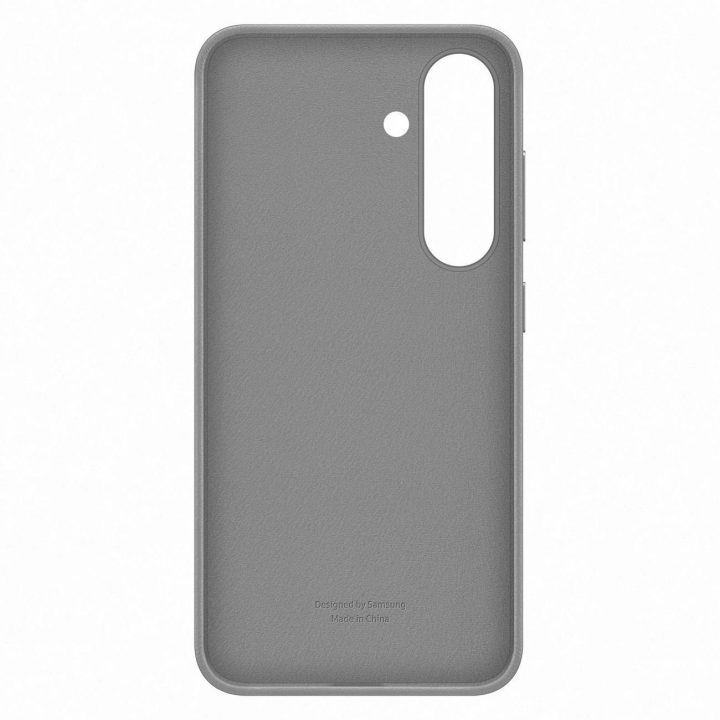 dėklas iš ekologiškos odos Samsung Galaxy S25 - Pilkas