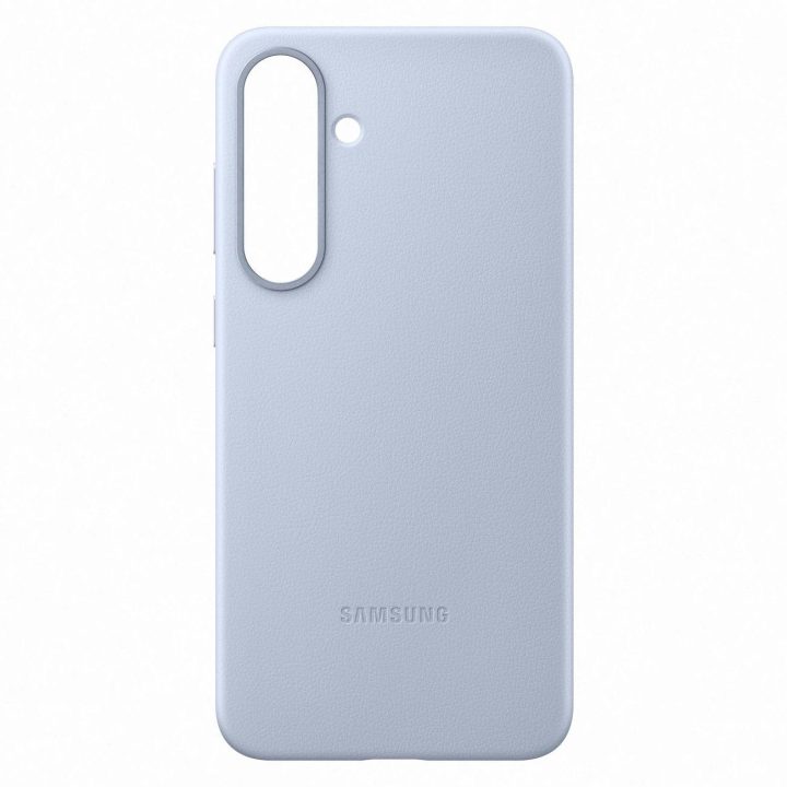 Telefono dėklas iš ekologiškos odos Samsung Galaxy S25+ - Šviesiai mėlynas