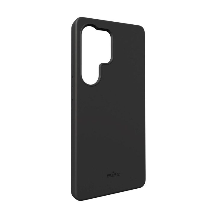 Puro Icon silikono dėklas Samsung Galaxy S25 Ultra - Juodas