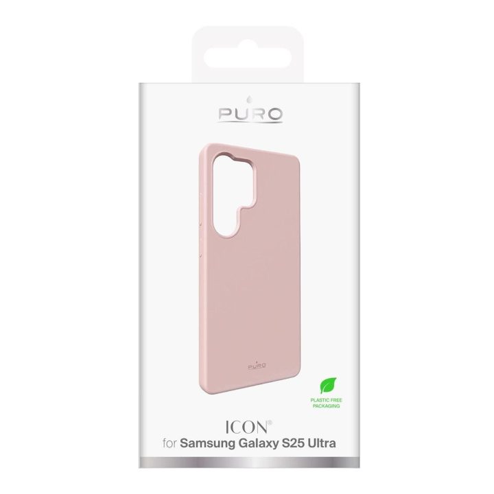 Puro Icon silikono dėklas Samsung Galaxy S25 Ultra - Rožinis
