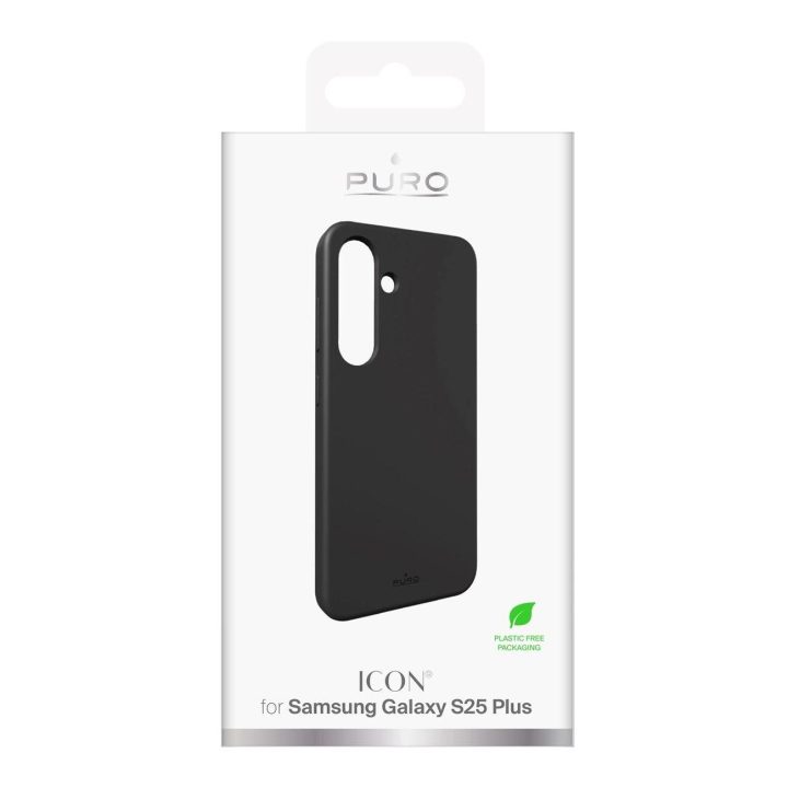silikono dėklas Samsung Galaxy S25+ - Juodas