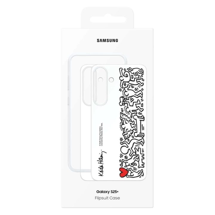Samsung Flipsuit dėklas Samsung Galaxy S25+ – Baltas