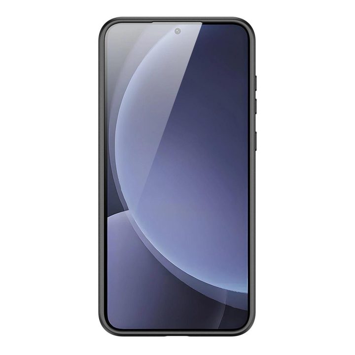 Dėklas Rafi II“ Samsung Galaxy S25 su stovu ir pinigine – juodas