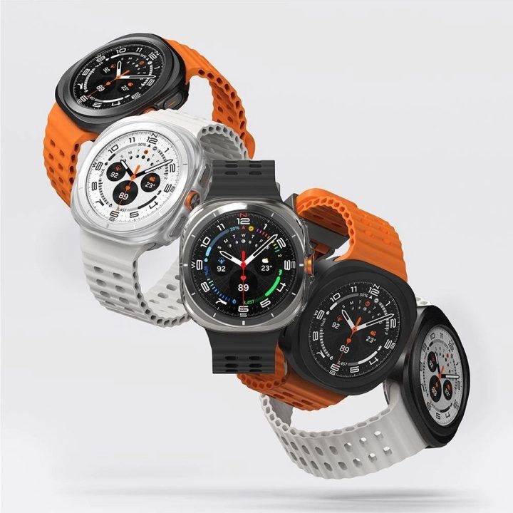 Ringke plonas dėklas ir grūdinto stiklo apsauga Samsung Galaxy Watch Ultra 47mm – skaidrus