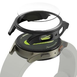 Ringke plonas dėklas ir grūdinto stiklo apsauga Samsung Galaxy Watch 7 44mm – juodas